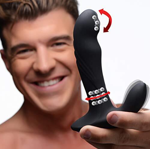 Alpha Pro P-Trigasm Prostaat Vibrator met Roterende Kralen