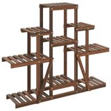 vidaXL Bloemenstandaard 110x25x96 cm massief vurenhout