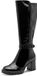 Tamaris - Dames - Laarzen - Schwarz Patent - Maat 37