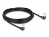DeLOCK 80302 Netwerkkabel Zwart 5 m Cat6a S/FTP