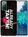 Samsung Galaxy S20 FE Siliconen hoesje met naam Already Taken Black