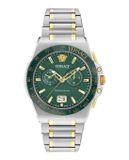 Versace Greca Reaction VE5N00426 Horloge - Staal - Multi - Ø 43 mm