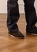 Manfield Heren Donkerbruine Suède Sneakers Maat 46