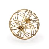 Figura Metal Dorado Figura 15X15X15