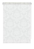 GARDINIA Mini-rolgordijn Ornament om te klemmen, voor daglicht, ondoorzichtig, alle montageonderdelen inbegrepen, rolgordijn met klemmen, wit, 60 x 175 cm
