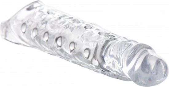 Size Matters Extender Penissleeve - Transparant - 3 inch - Met Noppen