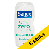 Sanex Aanbieding: 6x Sanex Zero% douchegel voor de normale huid (500 ml)