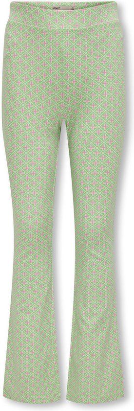 Only Kids ONLY KOGPAIGE FLARED AOP PANT CS PNT Meisjes Broek - Spring BouquetAOP:Graphic - Maat 164