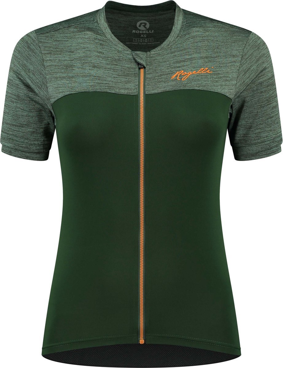 Rogelli Melange Fietsshirt Dames Groen - Maat XL