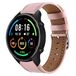 Strap-it bandje leer - roze - Geschikt voor Xiaomi Mi Watch