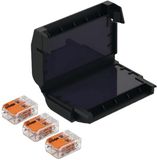 CellPack 407862 EASY-PROTECT/332 Gelbox voor verbindingsklemmen Flexibel: 0.2-4 mm² Massief: 0.2-4 mm² 1 stuk(s) Zwart