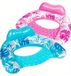 Lits gonflables - set de 2 pour adultes - avec porte-gobelets - PVC - bleu-rose