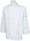 Mercer Culinary M62030WHM Renaissance mannen traditionele hals chef-kok jas, medium, wit