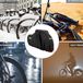 Unyqoos® Housse de vélo résistante aux intempéries avec bandes réfléchissantes et œillets pour cadenas pour plus de sécurité