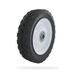 UNIVERSEL - Stalen wiel met offset naaf voor tuingereedschap - diameter 152 mm/naaf 35 mm/boring 12,7 mm/breedte 38 mm