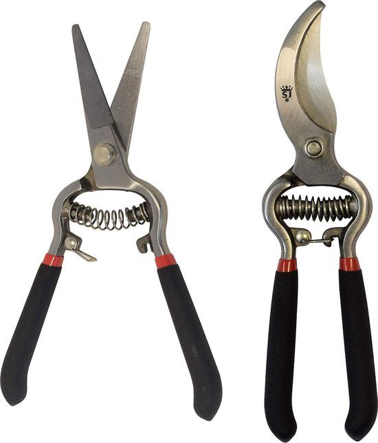Spear & Jackson CUTTINGSET17 Cutting Set - Bypass Pruner & Flower Shears - Vintage Style