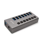 i-Tec USB 3.0 Oplaad Hub – 7 Poorten – Met 36W Power Adapter