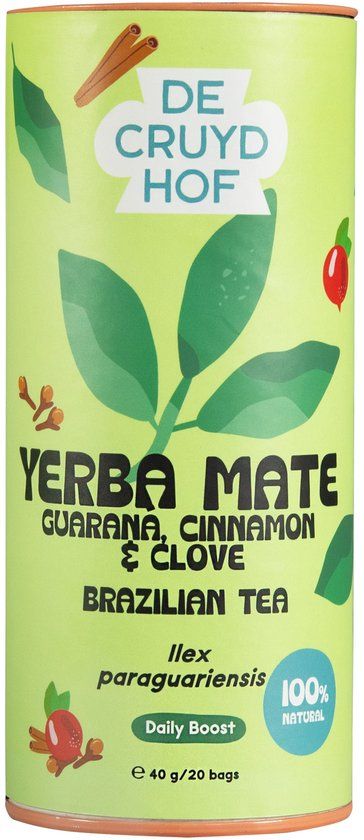 Cruydhof Thee Yerba Mate Guarana/ Ilex Paraguariensis 20ST