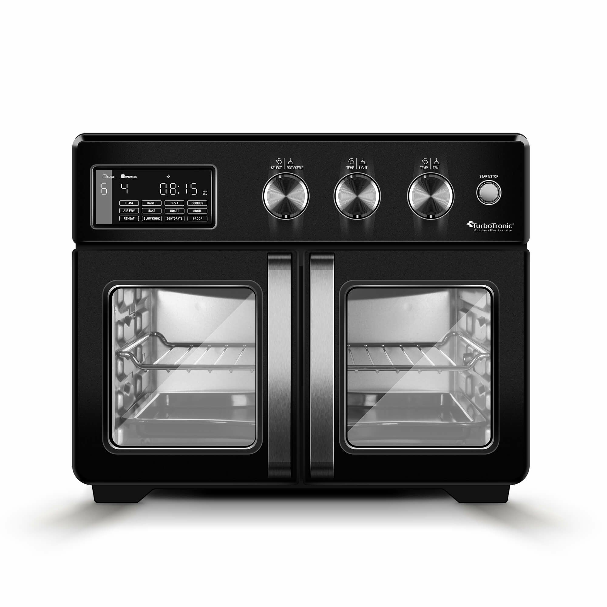 TurboTronic AFD32 Airfryer XXL - 32L - 12 Programs - Black