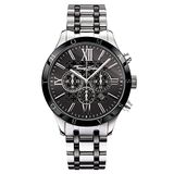 Thomas Sabo Herenhorloge Rebel Urban analoog kwarts roestvrij staal WA0139-222-203-43 MM, Silber/Schwarz, Armband