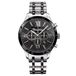 Thomas Sabo Herenhorloge Rebel Urban analoog kwarts roestvrij staal WA0139-222-203-43 MM, Silber/Schwarz, Armband