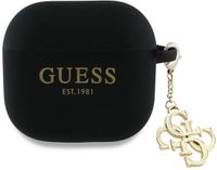 Guess 4G Siliconen Bedel Hoesje voor Apple AirPods 4 - Transparant