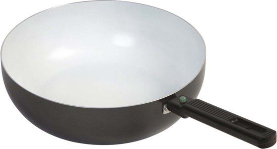 Bo-Camp Sprint ECO Wokpan - 24 cm - Zwart - Aluminium