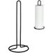 PARENCE. - Zwarte papieren handdoekhouder 31 cm - Metalen keukenrolhouder, robuuste verticale dispenser, modern design, gepoedercoat, geschikt voor standaard rollen