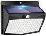 Lampe murale solaire avec détecteur de mouvement, 138 LED, IP65, noir