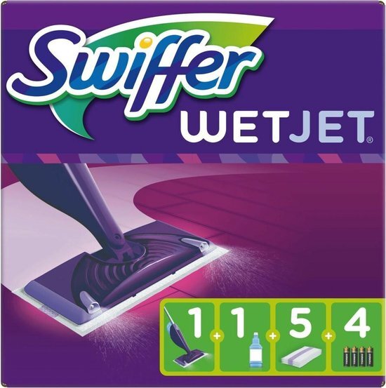 Swiffer WetJet Startset Alles-In-Een Dweilsysteem Voor Iedere Vloer