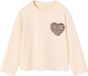 Vertbaudet Meisjesshirt met lange mouwen en hart