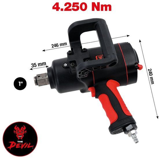 KS Tools 1 Hochleistungs-Druckluft-Schlagschrauber, 4250Nm - 512.1015
