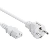 Allteq C13-450-W electriciteitssnoer Wit 5 m