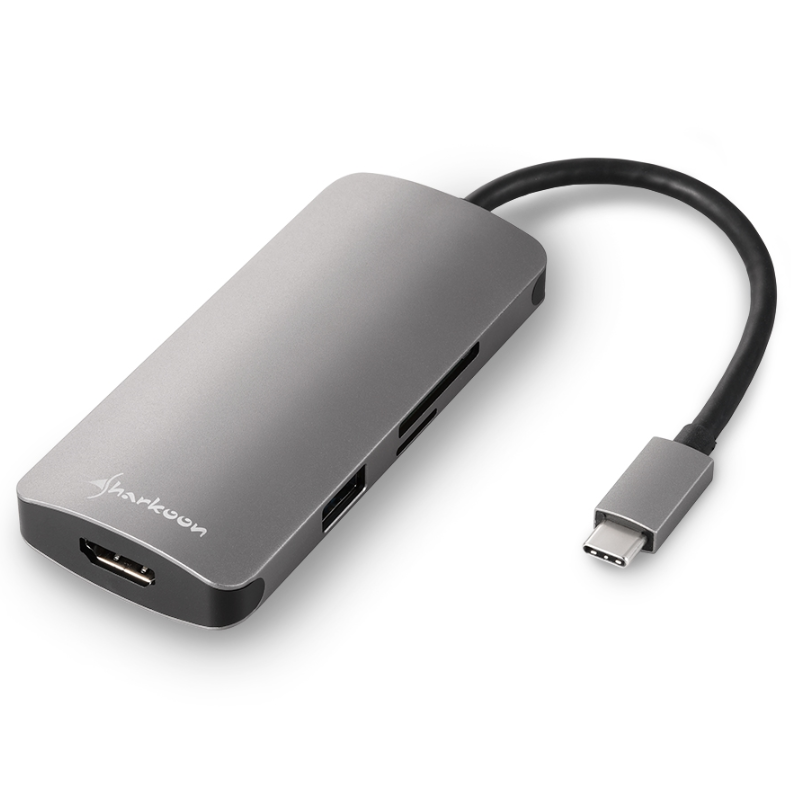 Sharkoon USB 3.0 Type C Multiport Adapter