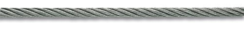 Chapuis BC13 Pvc mantelkabel, verzinkt staal, 30 kg, diameter 1/2 mm, 100 m spoel, grijs