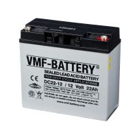 VMF DC22-12 AGM Deep Cycle Battery (12V, 22 Ah, M5 Terminal)