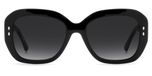 Isabel Marant IM 0248/S Lunettes de soleil femme noires carrées grises 55mm