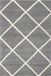 Safavieh Chatham CHT720 Vloerkleed, Handgetuft, Wol, Donkergrijs & Ivoor, 122 x 183 cm