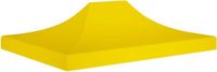 vidaXL Toit de chapiteau 270 g/m² 4x3 m jaune