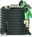 Unyqoos® 50 ft Tuyau d'eau télescopique pour jardin Tuyau d'arrosage