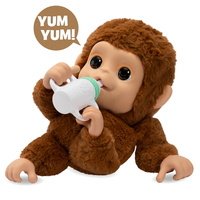 Moose Toys Little Live Pets - My Baby Monkey Mango - Interactieve Knuffelaap