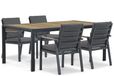 Lifestyle Garden Furniture Lifestyle Lifestyle Marseille/Valence 180 cm dining tuinset 5-delig