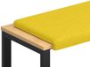 vidaXL Coussin de banc Tissu Jaune clair 80 cm