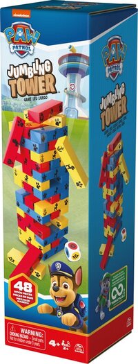 PAW Patrol Jumbling Tower Game - Action Game - 4+ Years