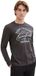 Tom Tailor - T-shirt à manches longues avec imprimé logo - Taille XXL - Dark Shadow