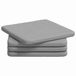 vidaXL - Coussin d'assise - 4 pièce - Tissu - Gris nuage - 40 x 40 x 3 cm