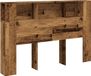 vidaXL Hoofdbordkast oud hout 160 x 18,5 x 103,5 cm