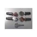 Volkswagen 3B0071734 Slot Set basisdrager fietsendrager draagstaven veiligheidssloten sleutel