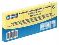 DONAU Zelfklevende Notitieblokjes 38x51mm 3x100 Geel