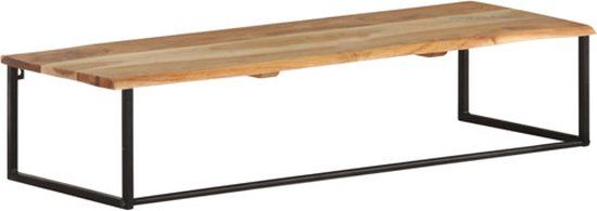 vidaXL Kapstok met schap 100x35x22 cm massief acaciahout